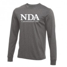 Nike Youth L/S Cotton T-Shirt (D. Grey)